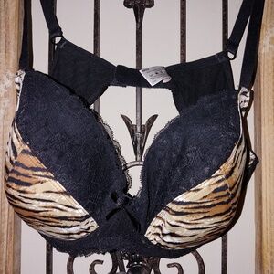 Tiger Print Bra